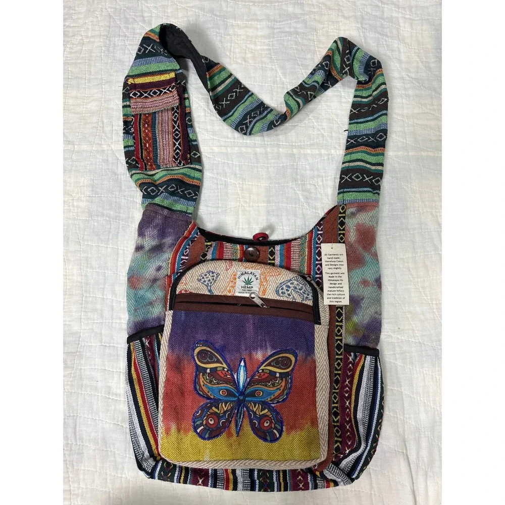 Kathmandu Butterfly Hobo Shoulder Bag